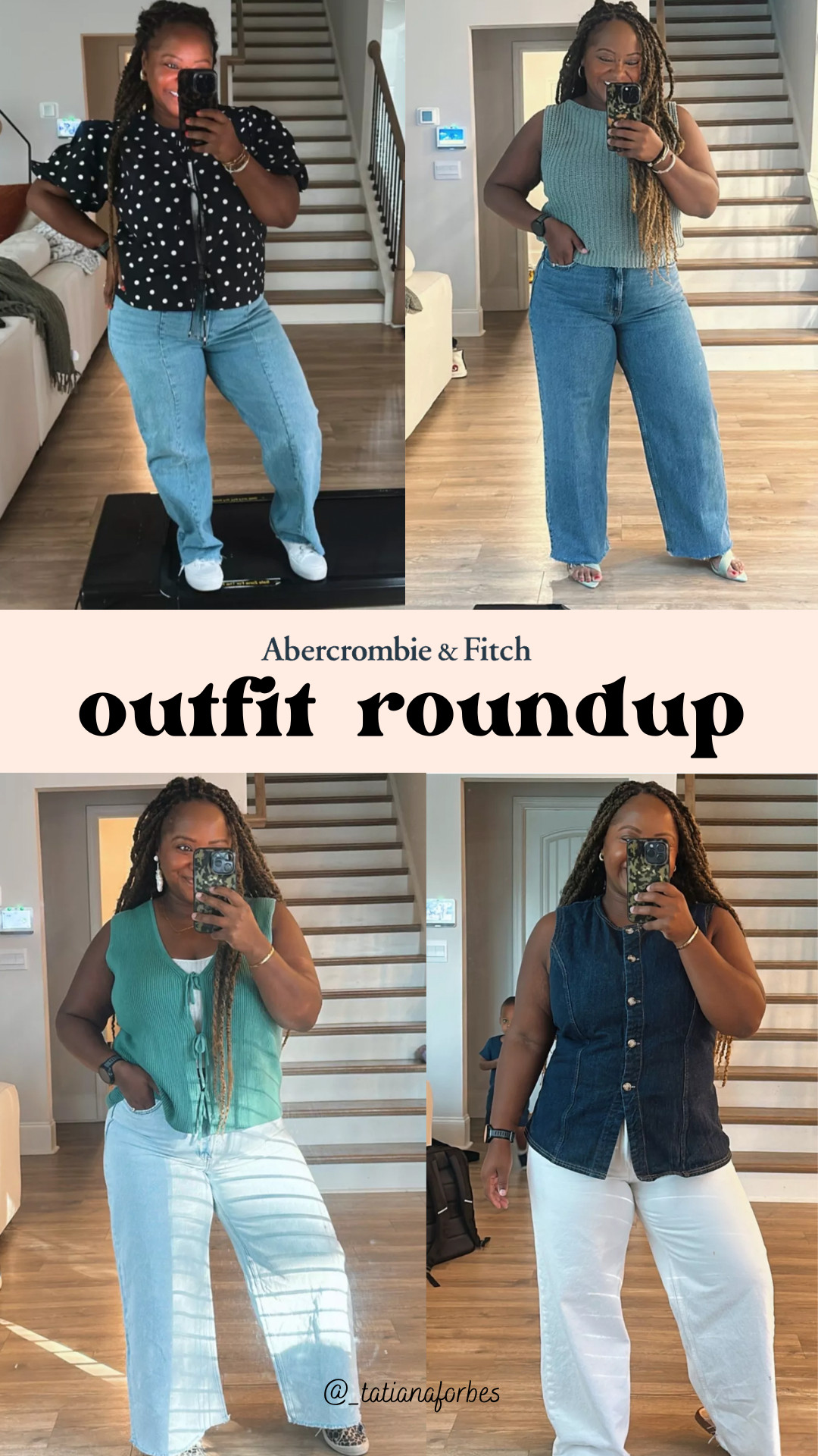 I wear these Abercrombie jeans regularly, and they just happen to be 25–40% off right now.

Comfortable, flattering, and easy to style different ways. These are pairs that stay in rotation for me.

You can also take an extra 15% off with code DENIMAF. Linked here! 

 #LTKSaleAlert #LTKMidsize #LTKPetite