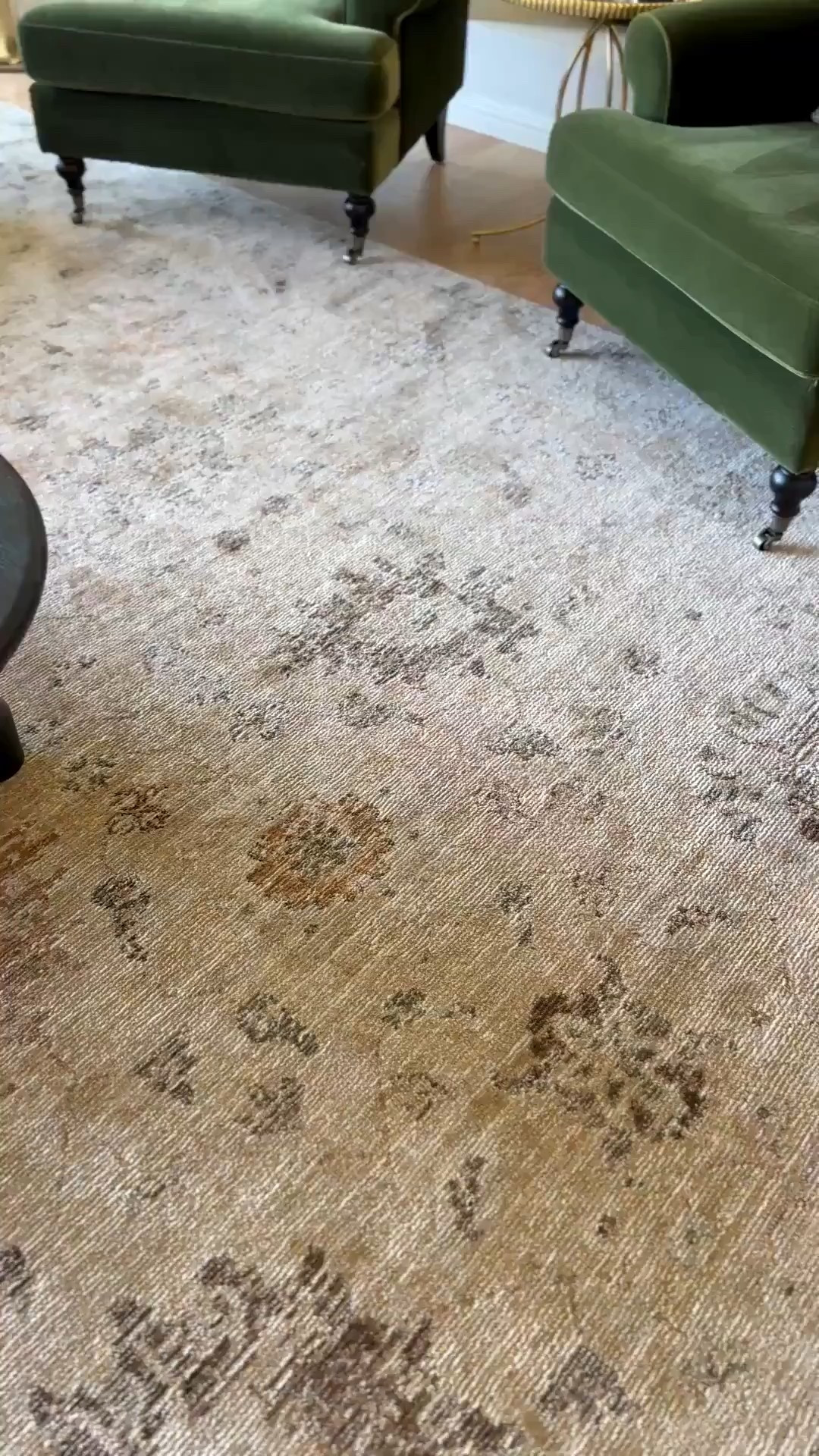 New living room rug in Apricot/Multi! Love the subtle neutral pattern and that it’s soft underfoot! On the thinner side fyi and the color is less warm overall than the online photo and more true to what you see here!

#LTKHome #LTKFindsUnder100 #LTKFindsUnder50