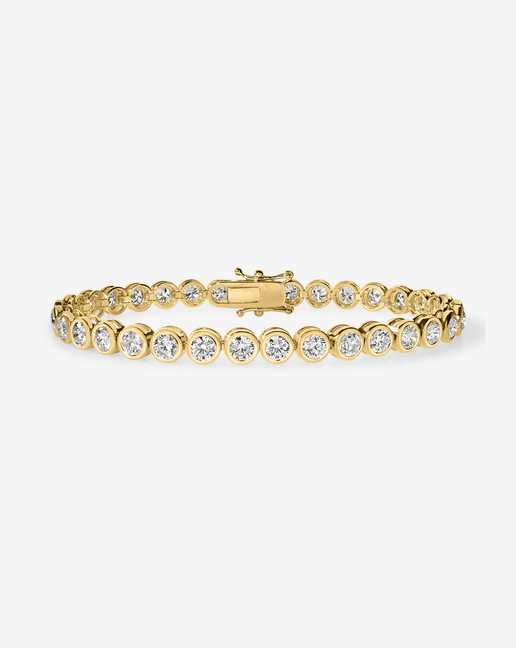 Bezel Diamond Tennis Bracelet | Ring Concierge