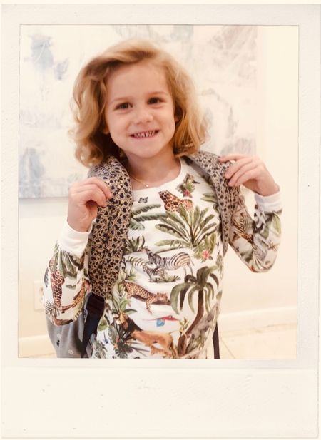40% OFF TODAY 
We use pajamas to celebrate holidays and themes and now that we are on Safari, the kids are dresses to match. 
I love this brand of pajamas because the Pima cotton is so soft. 
(My mom curled Bizzys hair 😂😍.) 

#LTKunder100 #LTKkids #LTKtravel