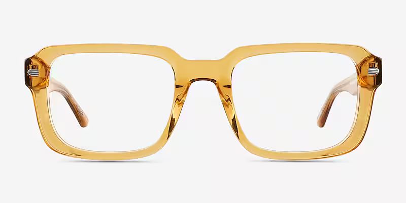 Wilder Square Crystal Light Brown Glasses for Men | Eyebuydirect | EyeBuyDirect.com