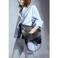 Oversize Italian Leather Convertible Clutch Bag Multiway Crossbody | Etsy (US)