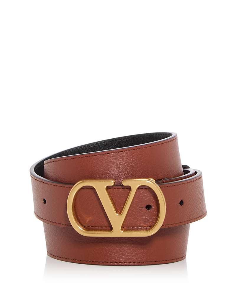 Valentino Garavani Men's VLogo Leather Belt | Bloomingdale's (US)
