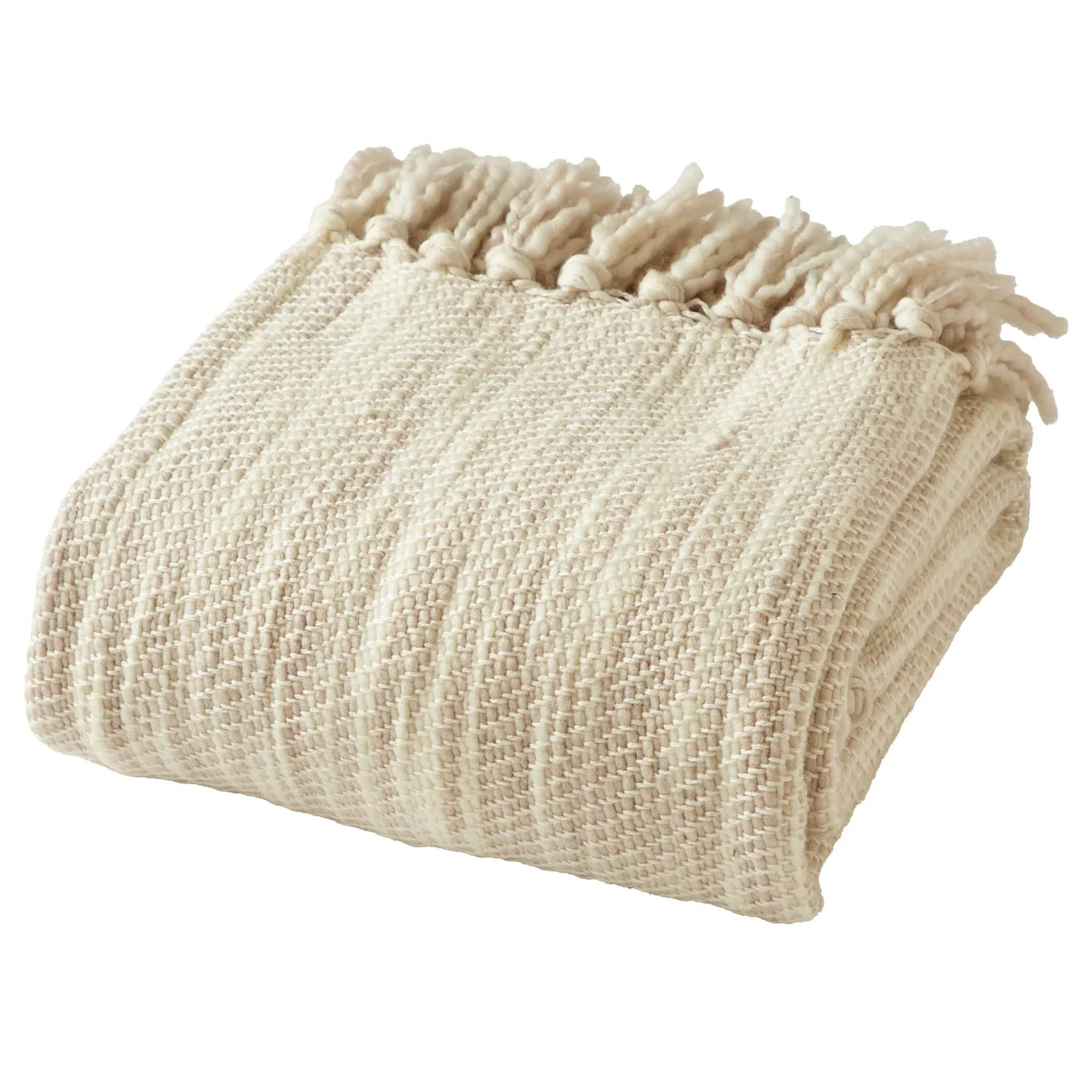 Beautiful Neutral Woven Throw by Drew Barrymore, 50" x 60" | Walmart (US)