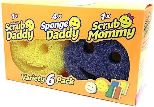 Heavy Duty Scrubber Sponge For All Purpose 6 pk | Amazon (US)