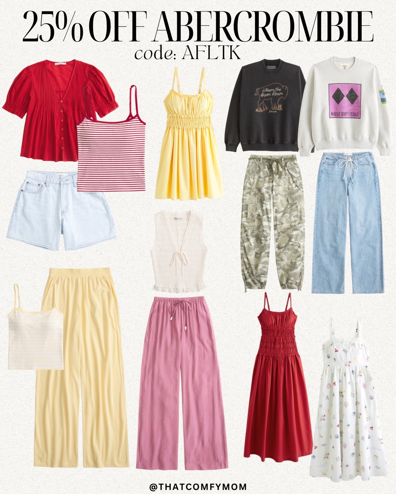 Use code: AFLTK / Abercrombie spring sale / women’s outfit ideas spring 2026

#LTKPetite #LTKSpringSale #LTKmomlife