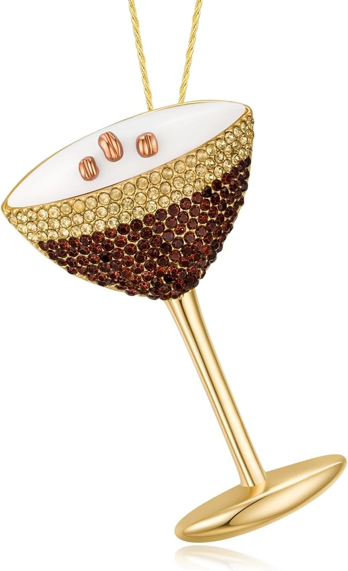 2025 Christmas Espresso Martini Ornaments, Christmas Tree Ornament, Hanging Christmas Decoration ... | Amazon (US)