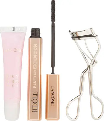 Lancôme Lash Idôle Flutter Mascara, Lip Gloss & Lash Curler Set $69 Value | Nordstrom | Nordstrom