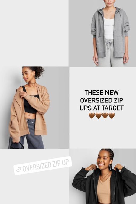 NEW Target oversized zip ups


#LTKFind #LTKunder50 #LTKstyletip