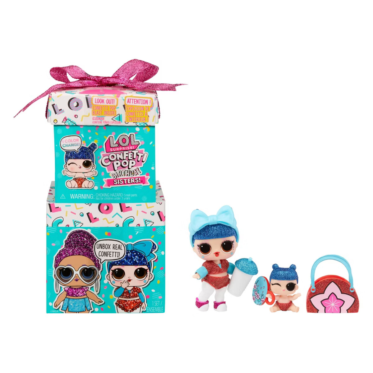 L.O.L. Surprise!  Confetti Pop Birthday Sisters | Target