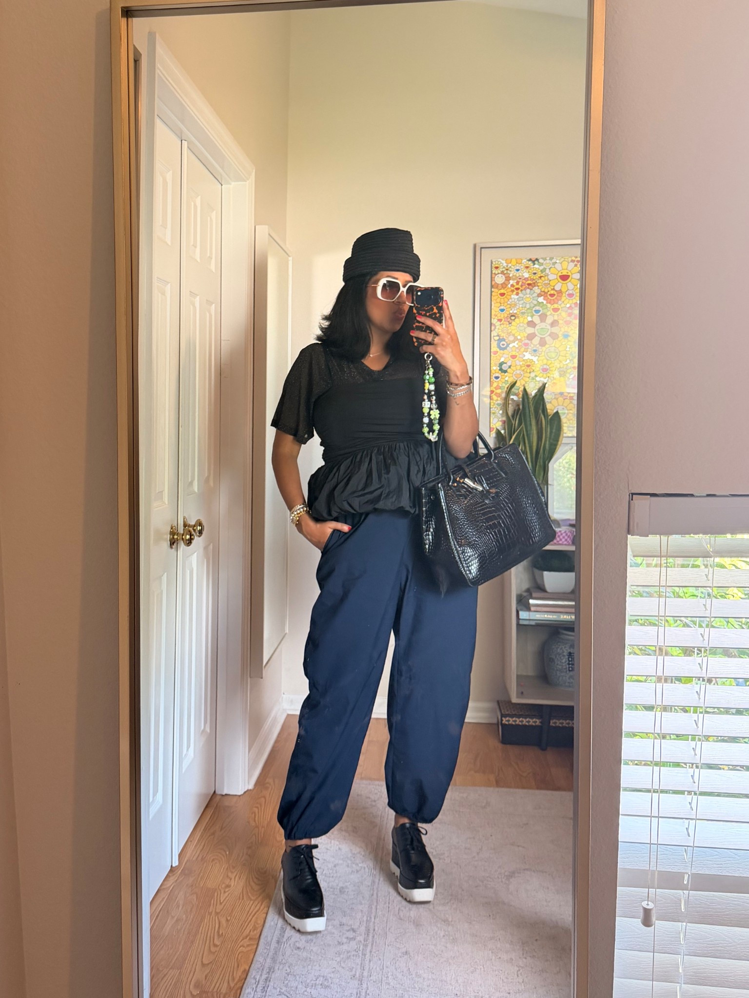 I love mixing navy and black! 💙 Makes for an easy ootd! 

Hat is Esenshel 

#LTKSeasonal #LTKootd