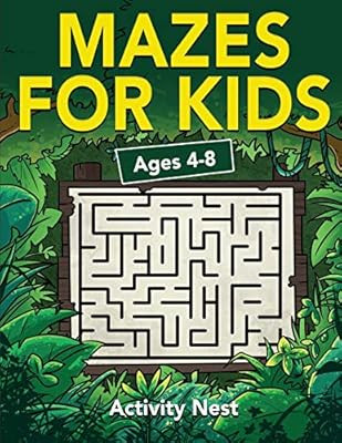 Mazes For Kids Ages 4-8: Maze Activity Book | 4-6, 6-8 | Workbook for Games, Puzzles, and Problem... | Amazon (US)