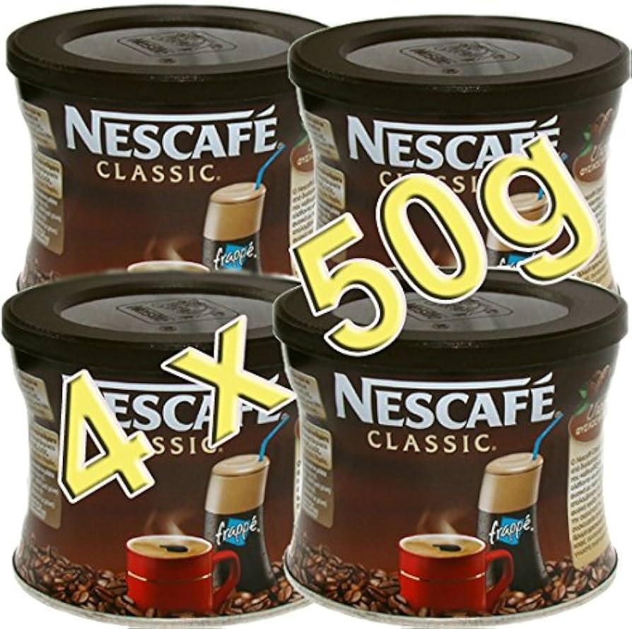 GREEK FRAPPE coffee 4x50 gr NESCAFE Classic | Amazon (US)