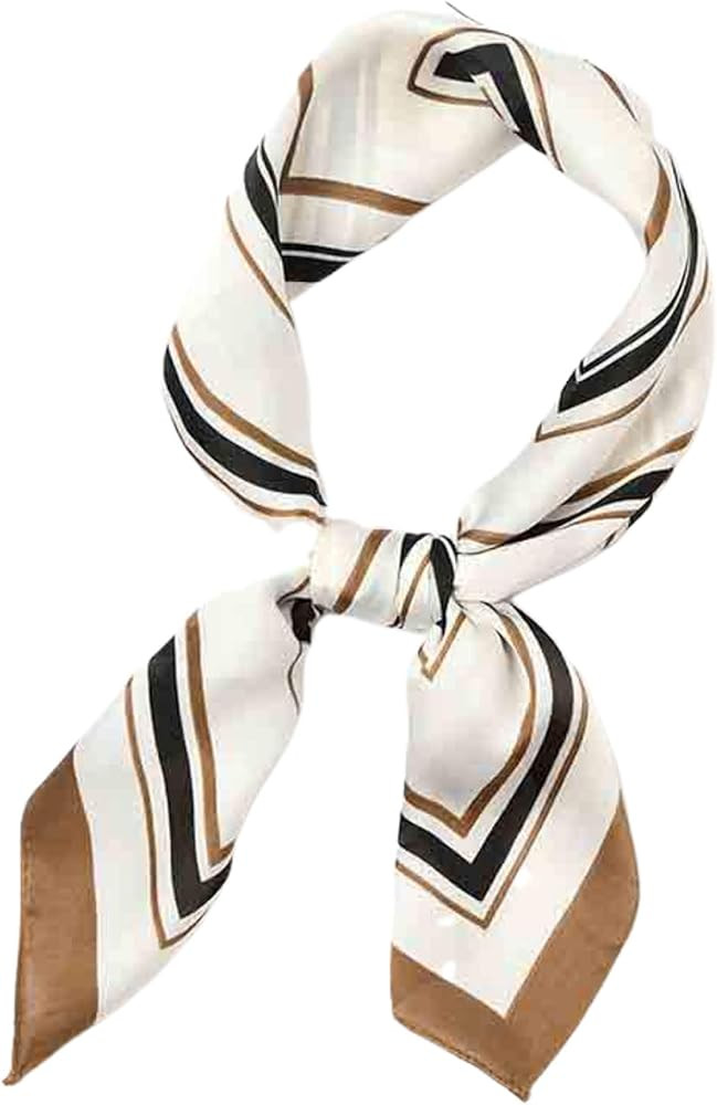 Silky Scarfs for Women – Bandana Headband -Hair Scarf – Square Head Scarf - Gifts for Women | Amazon (US)