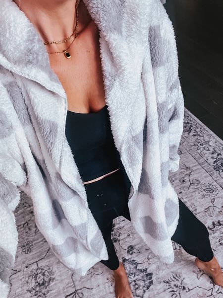 Barefoot Dreams lookalike hoodie from Walmart- these are seriously so soft and perfect the colder weather to lounge in! Fits tts  

#LTKstyletip #LTKSeasonal #LTKfindsunder50