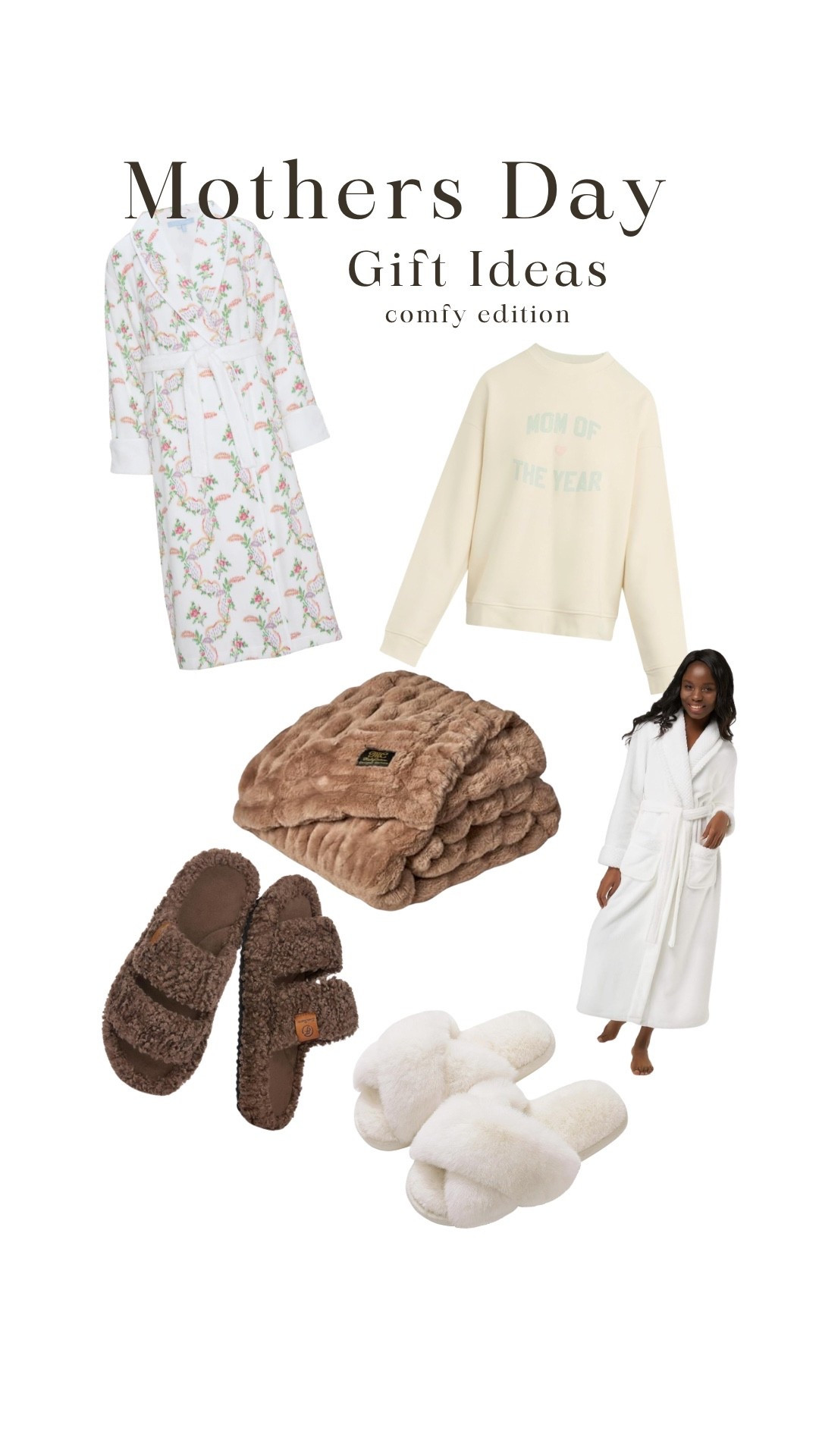Mother’s Day Gift Guide - comfy edition! 

Had so much fun putting this together. These are things I have or would want for Mother’s Day myself rather than a bunch of random finds. Minky Couture blankets ONLY! Robes, slippers, anything to lounge and be comfortable in!

#LTKOver40 #LTKMothersDay #LTKmomlife