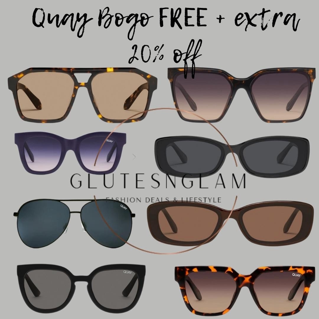 Quay sunglasses are on sale BOGO FREE + an extra 20% off!! Quay sunglasses, stocking stuffers, quay  

#LTKFindsUnder50 #LTKSaleAlert #LTKFindsUnder100