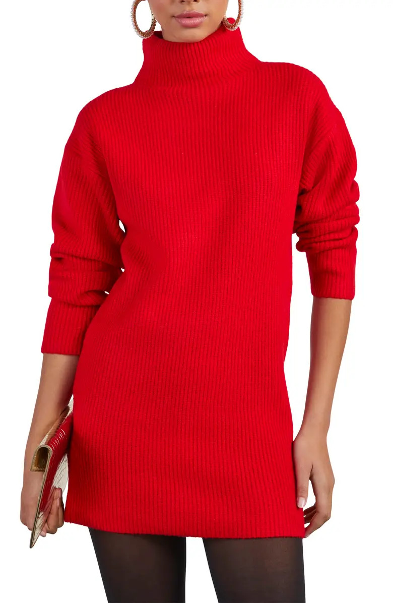 VICI Collection Uptown Turtleneck Long Sleeve Sweater Dress | Nordstrom | Nordstrom