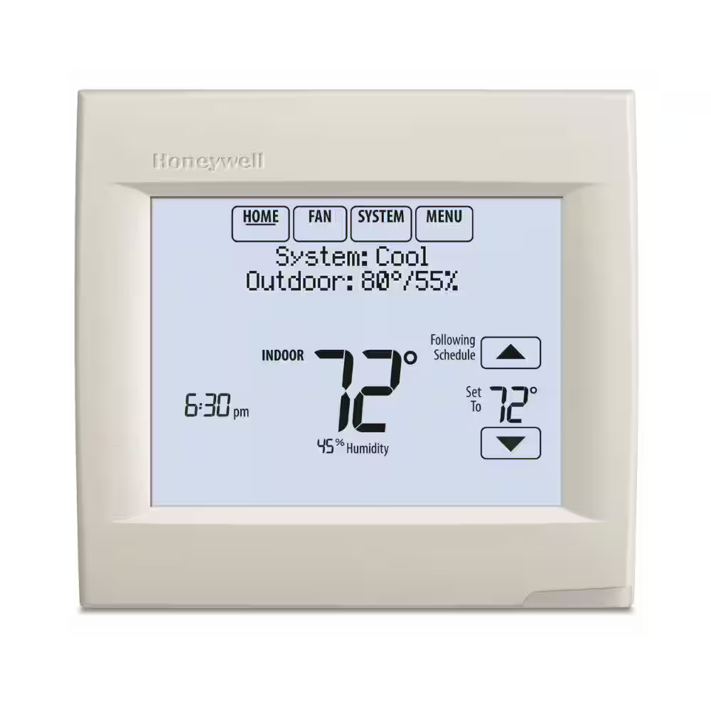 Honeywell - TH8110R1008 Vision Pro 8000 Touch Screen Single Stage Thermostat | Best Buy U.S.