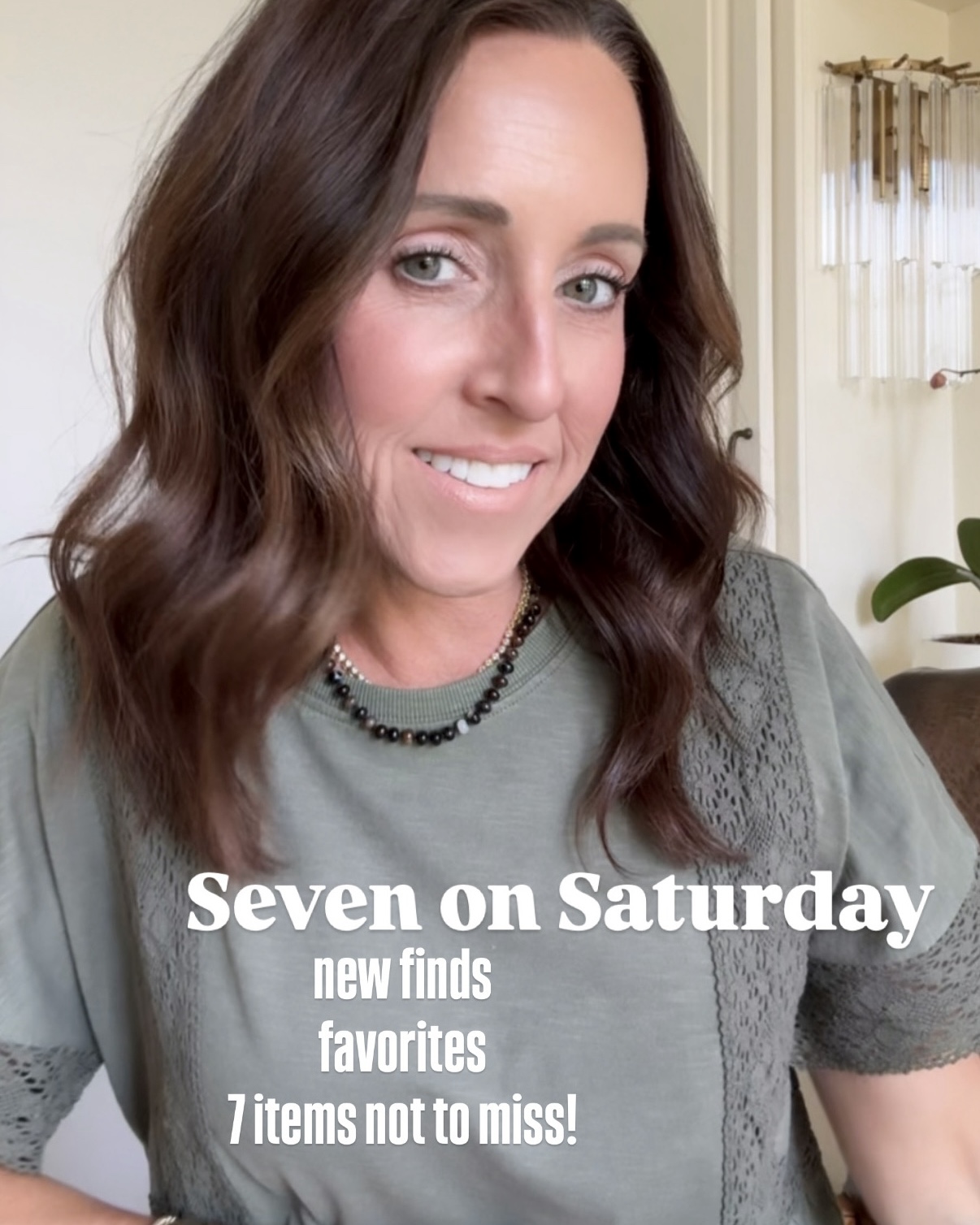 Seven on Saturday. 7 items I’m loving this week. 
Wedge sandals. Smocked top dress. Jewelry box. Pinkie ring. Lace trim tee. Short sleeve sweatshirt. Essential oil room spray.
Jewelry code: TWOPEASINABLOG 

#LTKHome #LTKSeasonal #LTKOver40