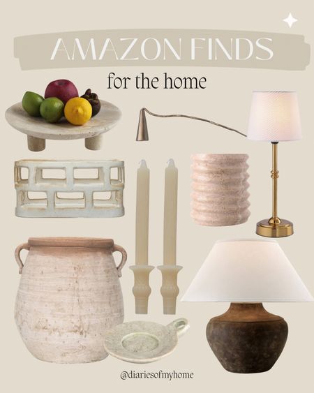 Amazon Finds for the home ✨ 

#amazonhome #homedecor #decoronabudget #affordablehome #lamps #planter #vase #candles #fruitbowl #organicmodern #modernhome #transitional #inspo 

#LTKfindsunder50 #LTKhome #LTKfindsunder100