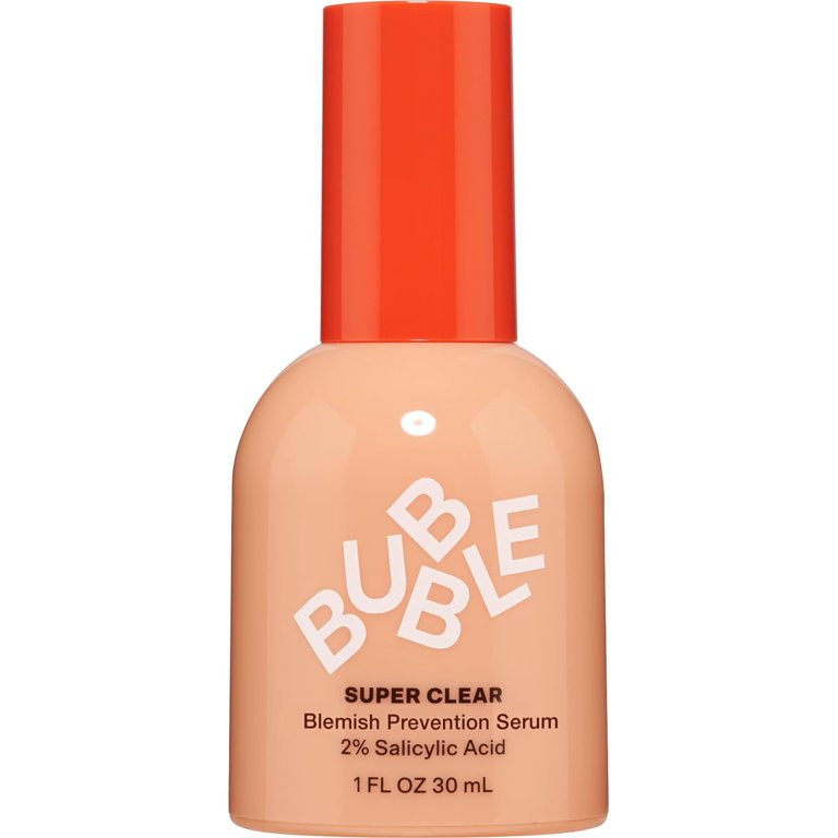 Bubble Skincare Super Clear Acne Treating Serum, All Skin Types, Acne Prone Skin, 1 fl oz / 30ml | Walmart (US)