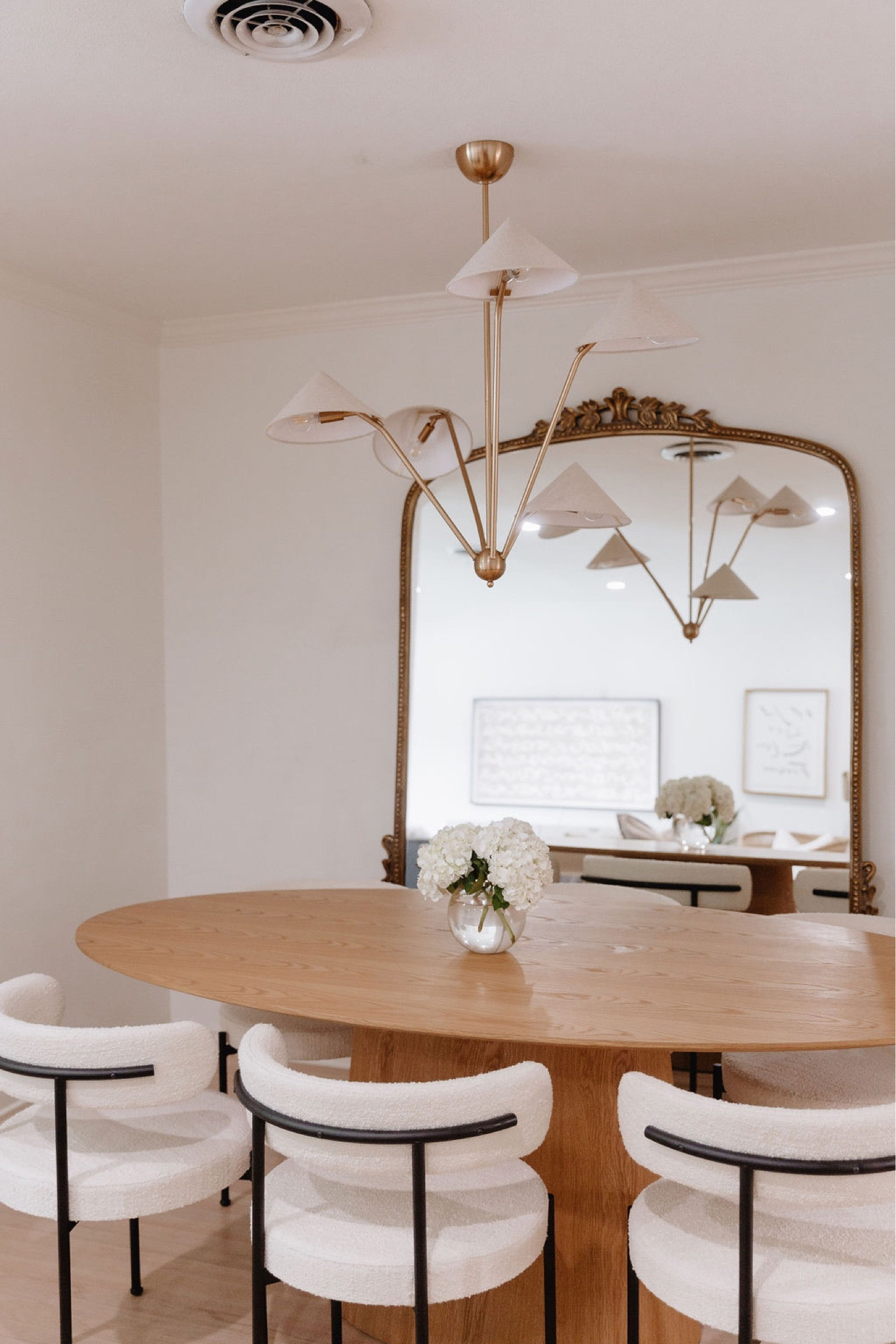 Dining room // home decor, dining room decor, dining room chairs, dining room table, candle holder, pampas grass, candleholders, dining table, chandelier, mirror, CB2, dried eucalyptus, vase, faux sheepskin, candles, table runner, Amazon home decor, modern home decor, modern decor, tablescape, modern home decor, neutral home decor, dining room, dining room decor, living room, living room decor 


#LTKhome