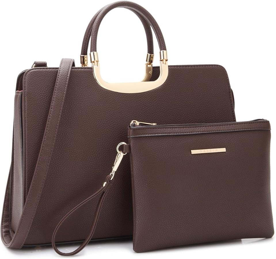 Womens Handbag Top Handle Shoulder Bag Tote Satchel Purse Work Bag with Matching Wallet | Amazon (US)