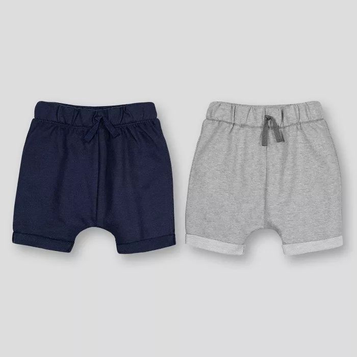 Lamaze Baby Boys' 2pk Organic Harem Shorts | Target
