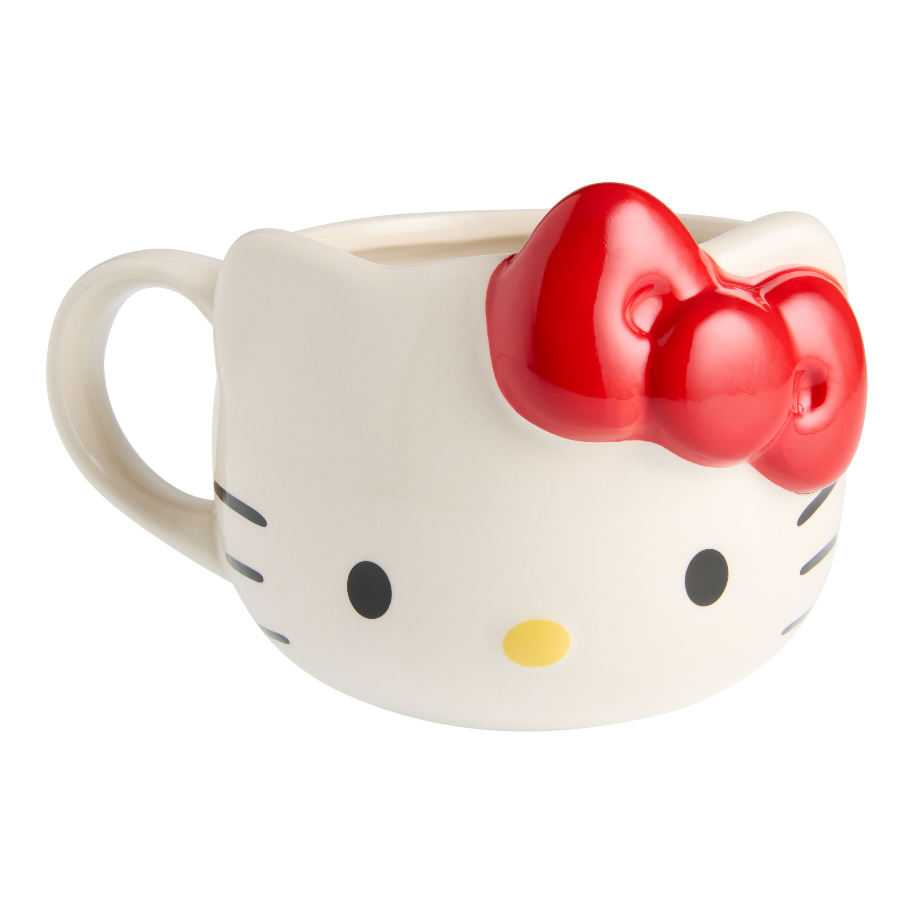 Hello Kitty Face Figural Ceramic Mug | World Market