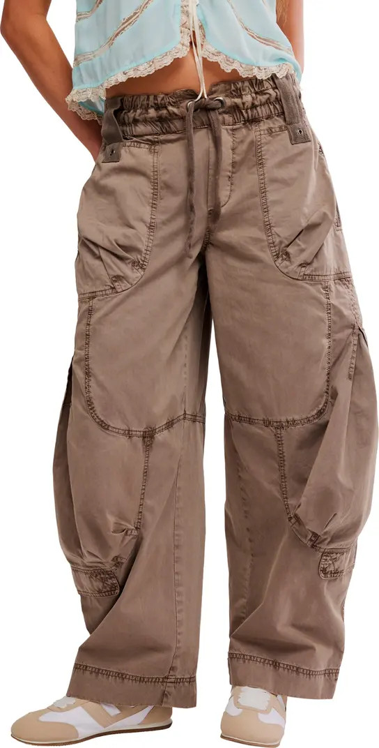 Free People Onset Cotton Twill Parachute Pants | Nordstrom | Nordstrom