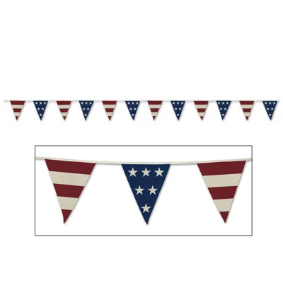 Americana Fabric Pennant Banner | Wayfair North America