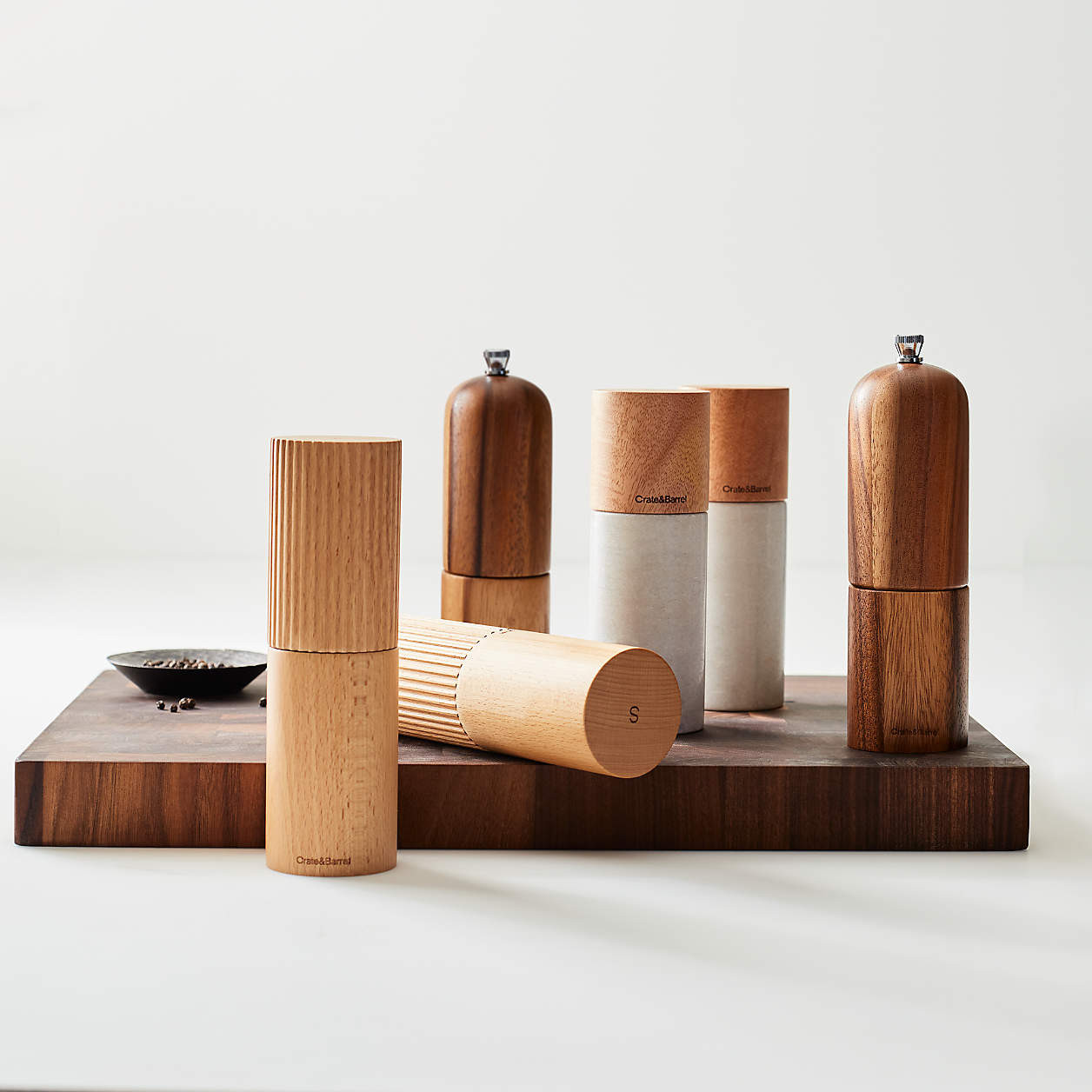 Tondo Acacia Mills | Crate & Barrel | Crate & Barrel