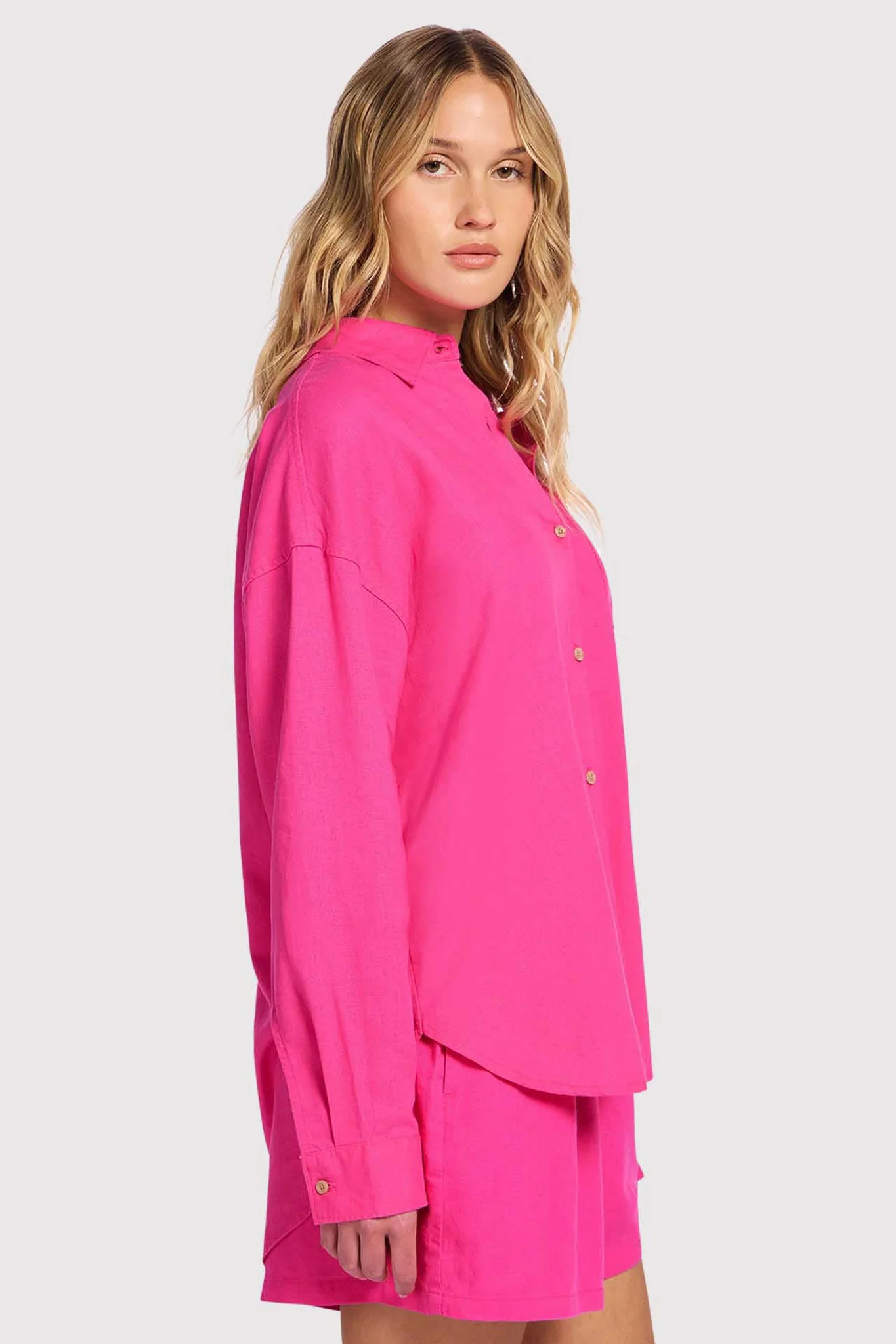 Linen Boyfriend Shirt | nuuds