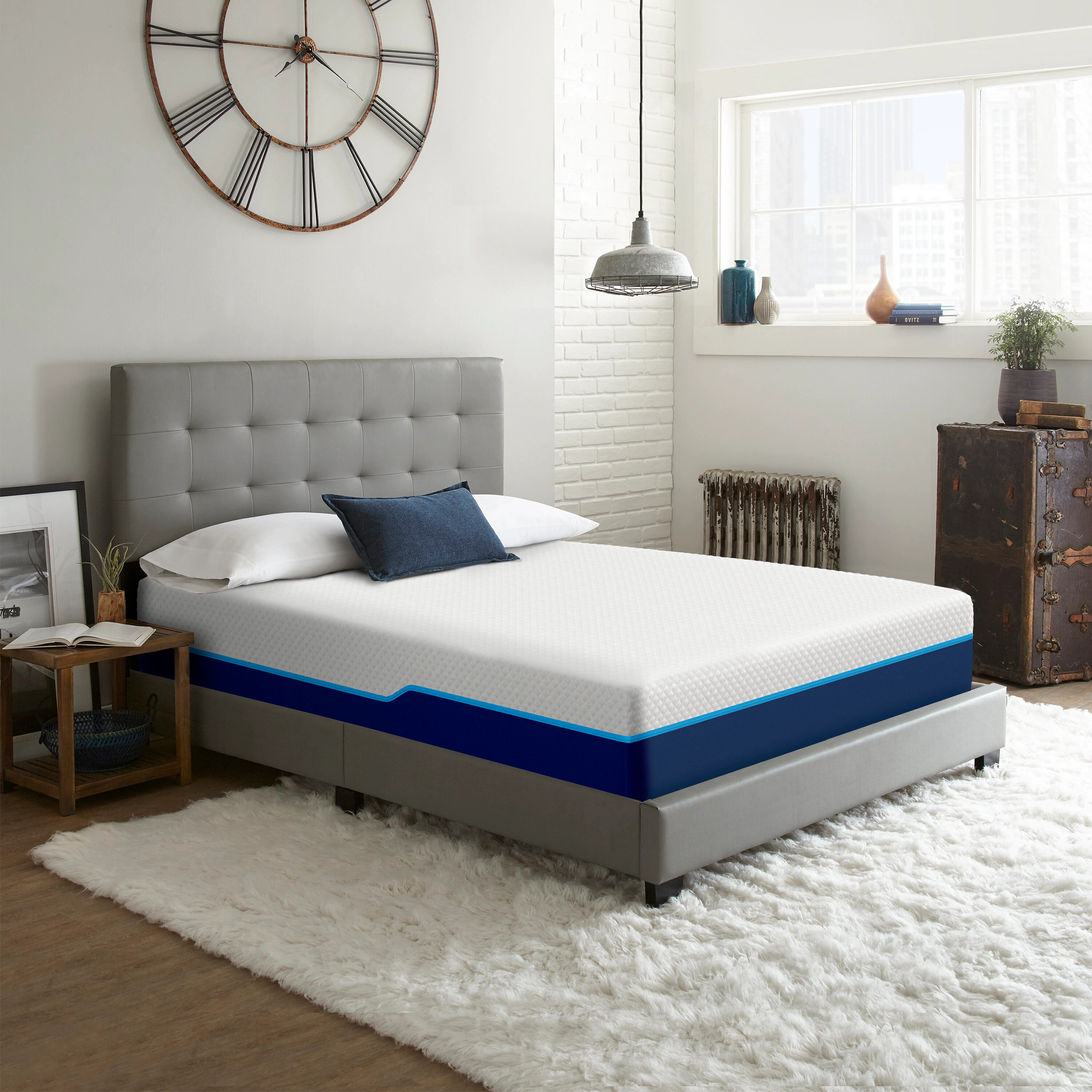 PerformaRest 12-in Medium King Hybrid Memory Foam/Coil Blend Mattress in a Box | IMIF8312EK | Lowe's