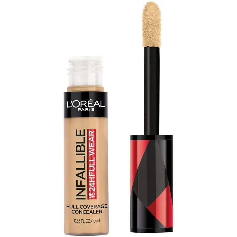 L'Oreal Paris Infallible Full Wear Concealer, Full Coverage, Latte, 0.33 fl oz | Walmart (US)