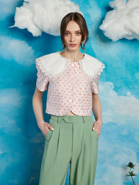 Canter Jacquard Bow Top | Sister Jane (UK)