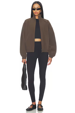 Matte Corset Crop Top in Obsidian | Revolve Clothing (Global)