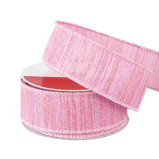 1.5" x 30Ft Blush & Gold Wired Ribbon by Celebrate It® in Null | Michaels® | Michaels Stores