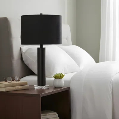 Lighting, 28"h, Table Lamp, Black, Black Shade, Contemporary | Wayfair North America