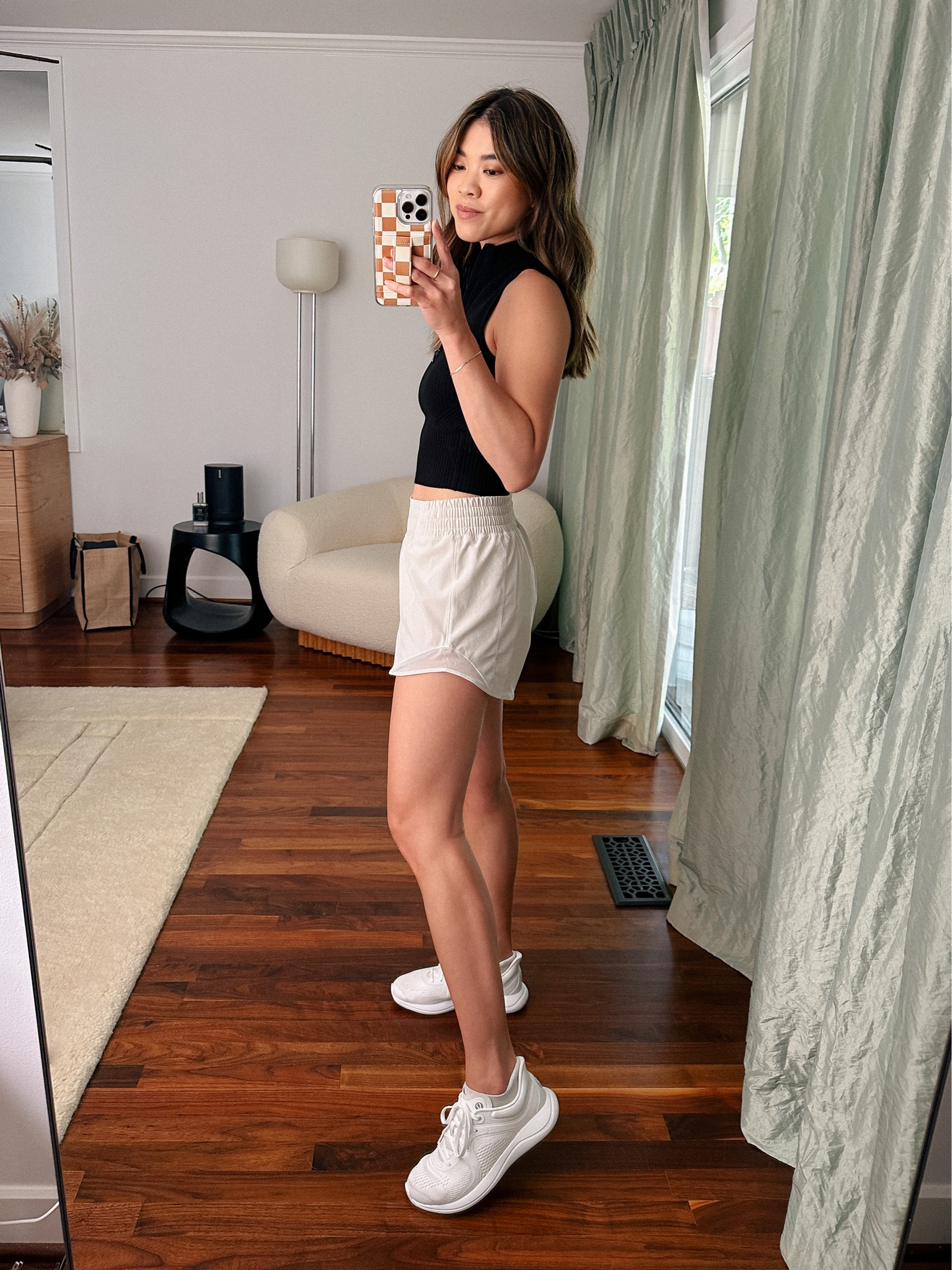 Got the hottie hot shorts in white! Wearing a size 4. 

#activewear #lululemon

#LTKfit #LTKFind #LTKSeasonal