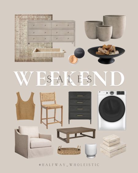 Shop some of my favorite deals this weekend - outdoor essentials, our washer, one of my favorite upholstered swivel chairs at Target, my go-to bareMinerals makeup using the LTK in-app code, and more!

#livingroom #rug #coffeetable #planters #memorialday

#LTKsalealert #LTKSeasonal #LTKhome