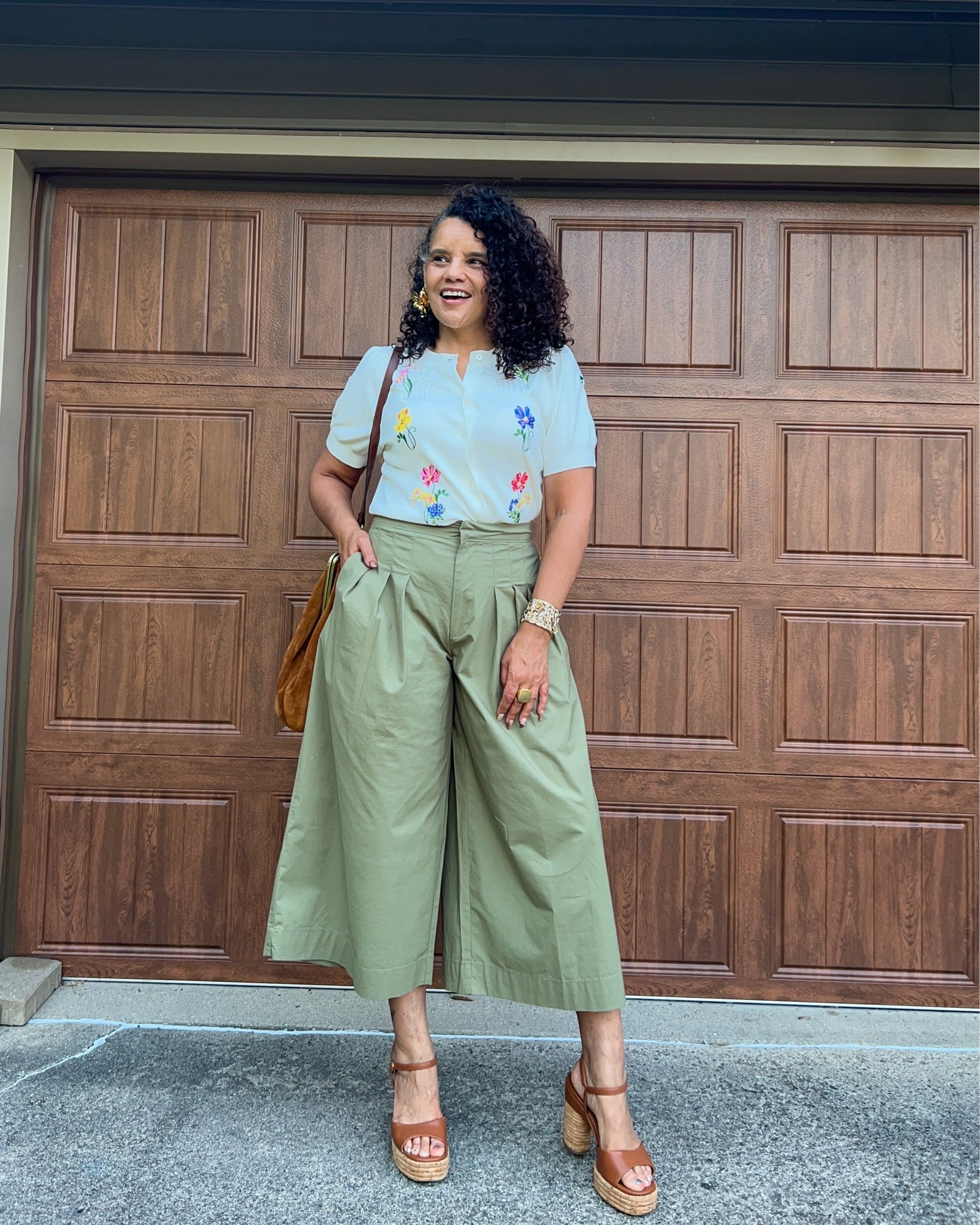 Love a good clearance find and these gauchos and sweater are both on sale an perfect for work on these hot days #walmartfinds

#LTKootd #LTKSaleAlert #LTKMidsize