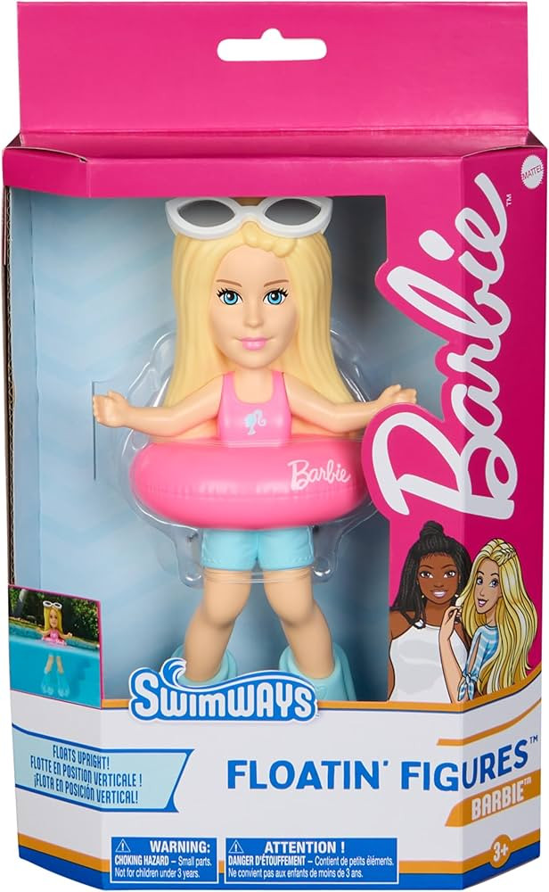 SwimWays Barbie Floatin' Figures, Swimming Pool Accessories & Kids Pool Toys, Barbie Party Suppli... | Amazon (US)