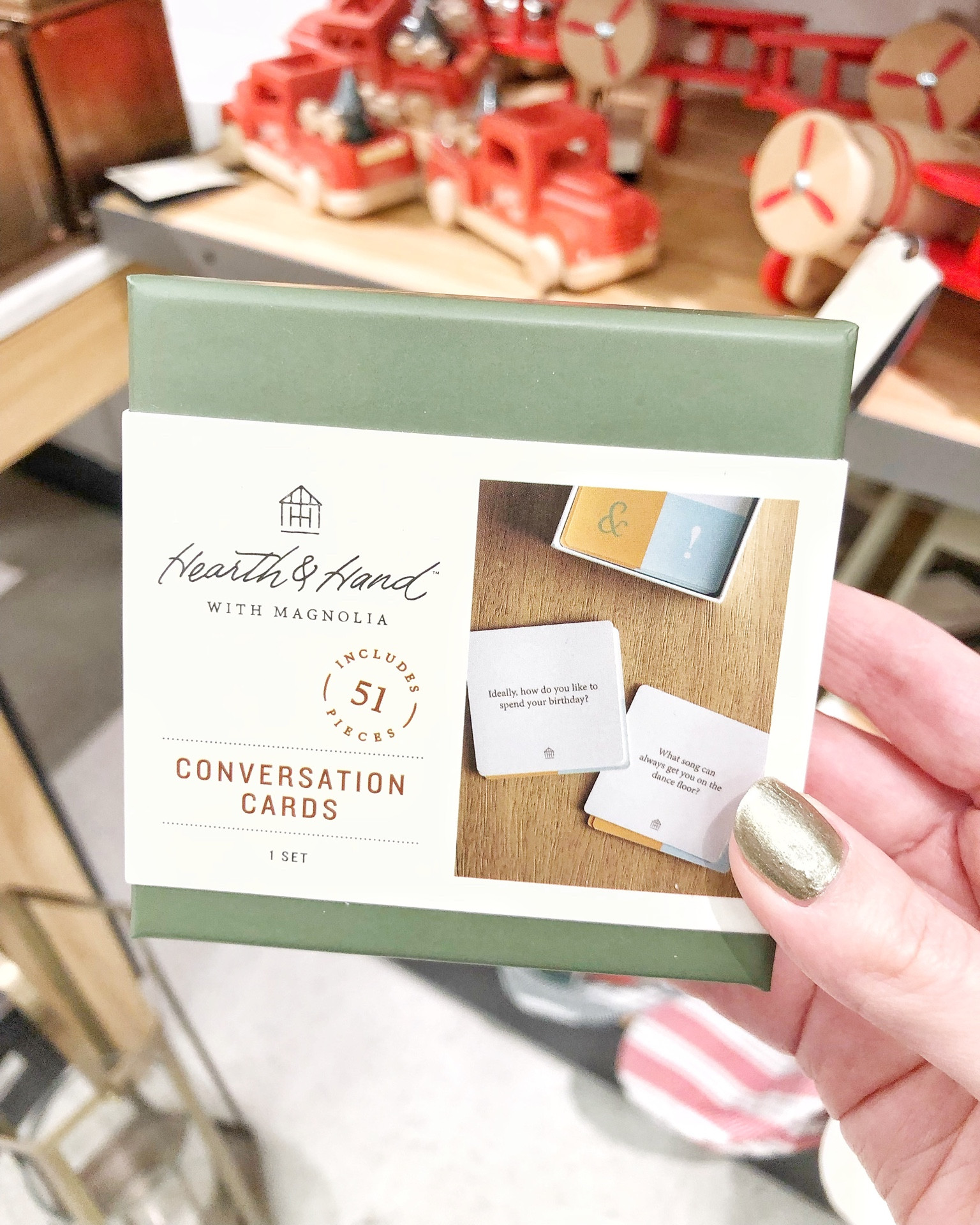 Last-minute stocking stuffer ideas from Target! These items by Hearth and Hand would all be fun stocking stuffers or gifts for the holidays! 🎄 We have the pinball game and love it!

#stockingstuffers #stockingstuffersforher #girlstockingstuffers #giftidea #giftguide #giftsforher #christmasgift #holidaygift #holidaygiftguide #christmas #holidays #giftsformom #giftsforgrandma #girlgifts #hearthandhand #magnolia #hearthandhandwithmagnolia #farmhousedecor #woodentoys #games #giftsforhim #stockingstuffersforhim #dominoes #conversationcards #pinballgame #target #targetfinds #bestiegifts #sistergifts #giftsforteens #familygifts

#LTKHoliday #LTKGiftGuide #LTKunder50