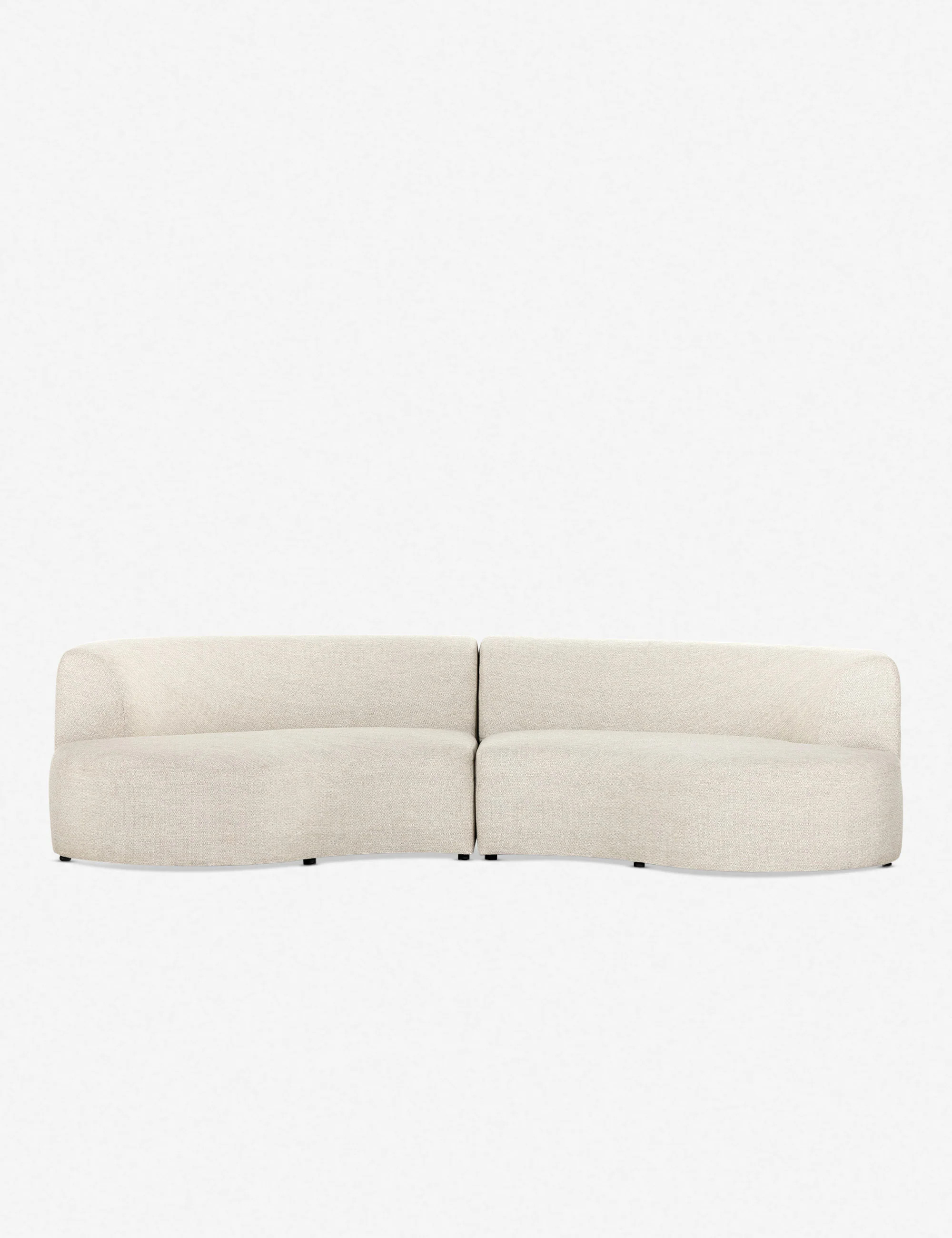 Diaz Indoor / Outdoor Curved Sectional Sofa | Lulu and Georgia 