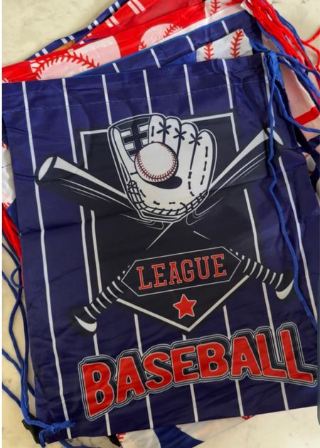 Amazon find! Baseball snack bags for teams or baseball parties. They’re drawstrings and perfect for the kids snacks, water bottle etc. cute for little gifts! 

#LTKparties #LTKGiftGuide #LTKSeasonal