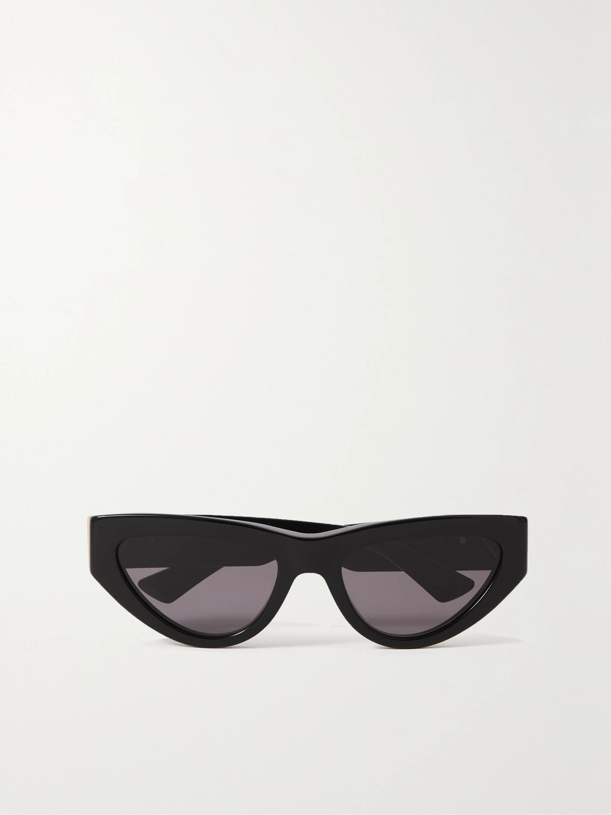 Bottega Veneta Eyewear - Cat-eye Acetate And Gold-tone Sunglasses - Black | NET-A-PORTER (US)