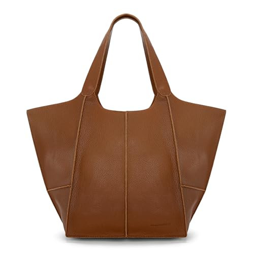 Montana West Tote Bag for Women Large Hobo Purses and Handbags Designer Gift Brown MWC-567BR | Amazon (US)
