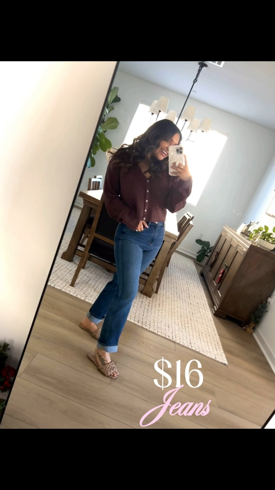 These jeans are SO flattering & only $16.80?!?! Run, before they're sold out! 🤩

#LTKCyberWeek #LTKootd #LTKSaleAlert